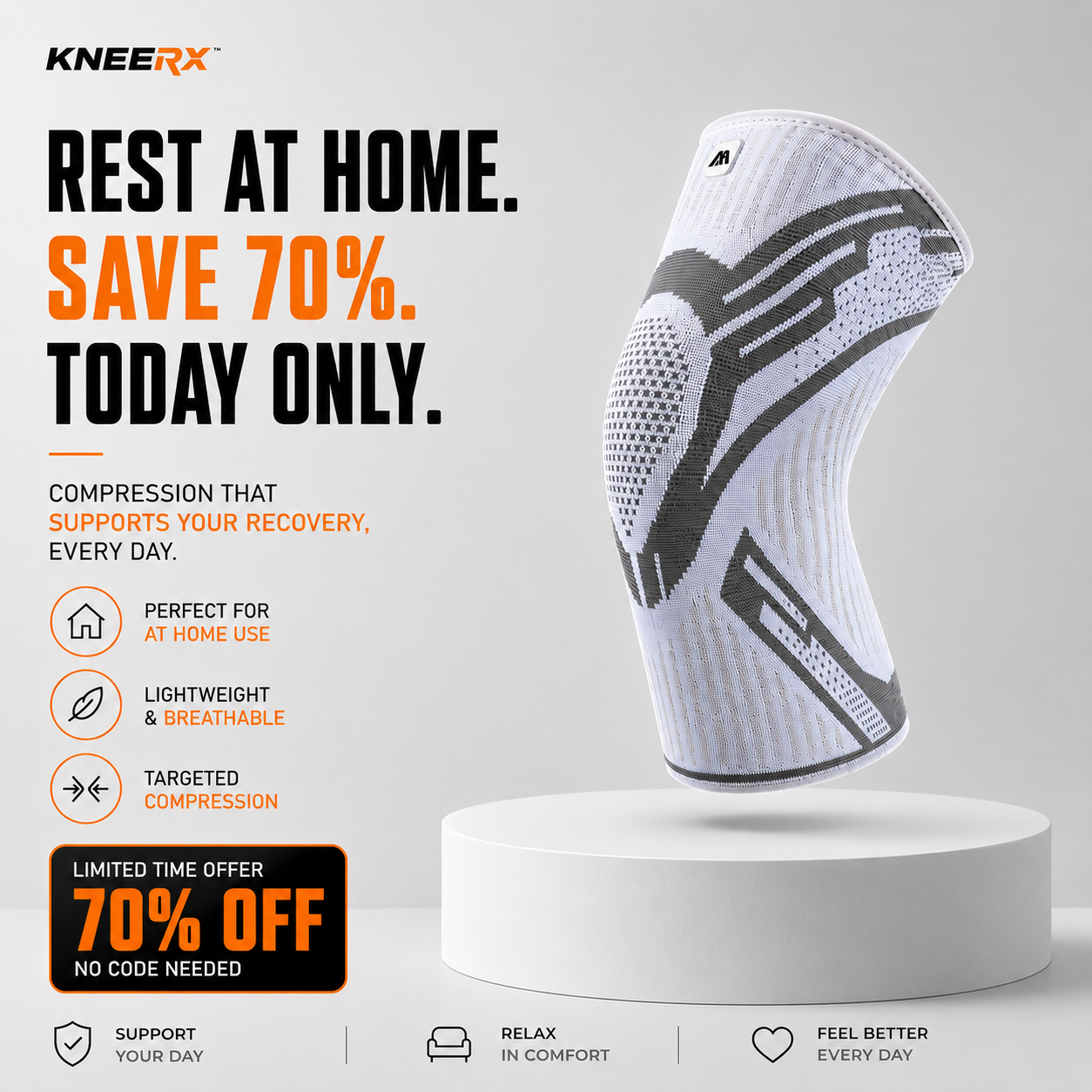 Compresion Knee Perfect For Home