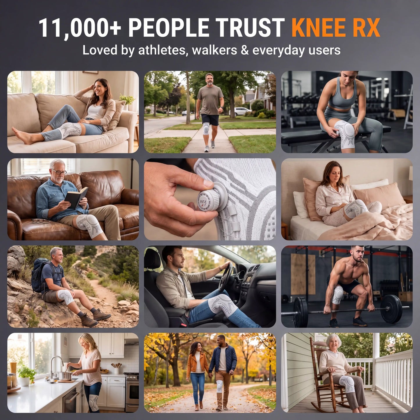 Knee RX ® - Compresion Dial Knee Brace